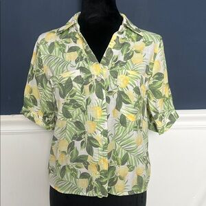 Vibrant Floral Button Down Shirt